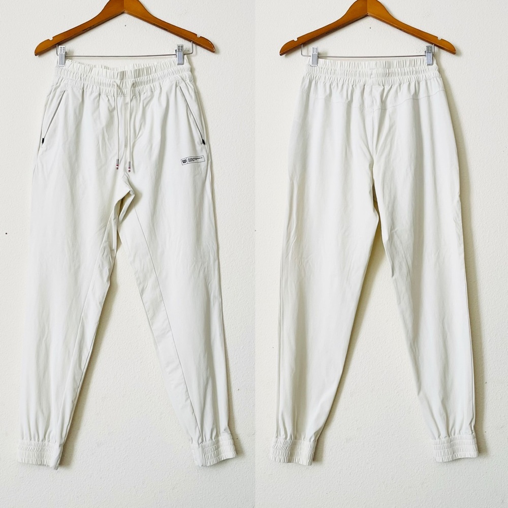 Wilson Women’s SMALL Cumberland high rise tapered ivory pocketed travel pants